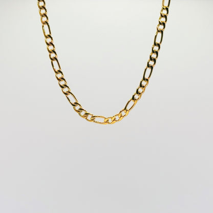 Figaro Chain in 18K Yellow Gold - 5mm