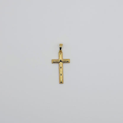 Cross Pendant in 18K Yellow Gold