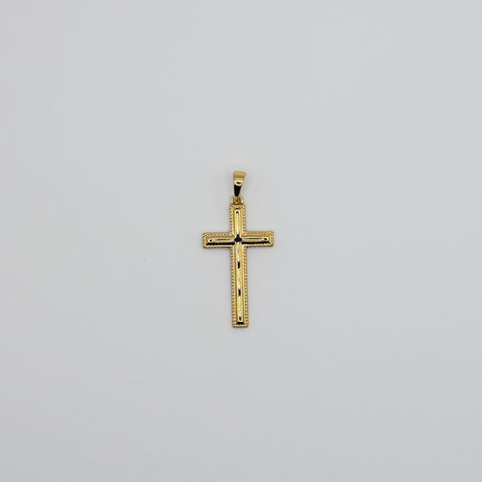 Cross Pendant in 18K Yellow Gold